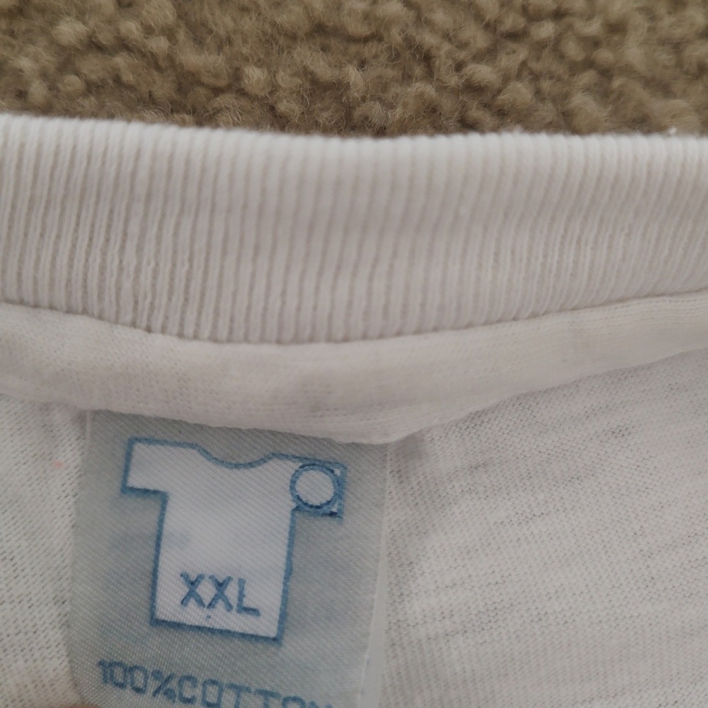 Vintage Holmenkollen Oslo Norway Olympic Rings‎ Graphic T-Shirt White XXL Cotton